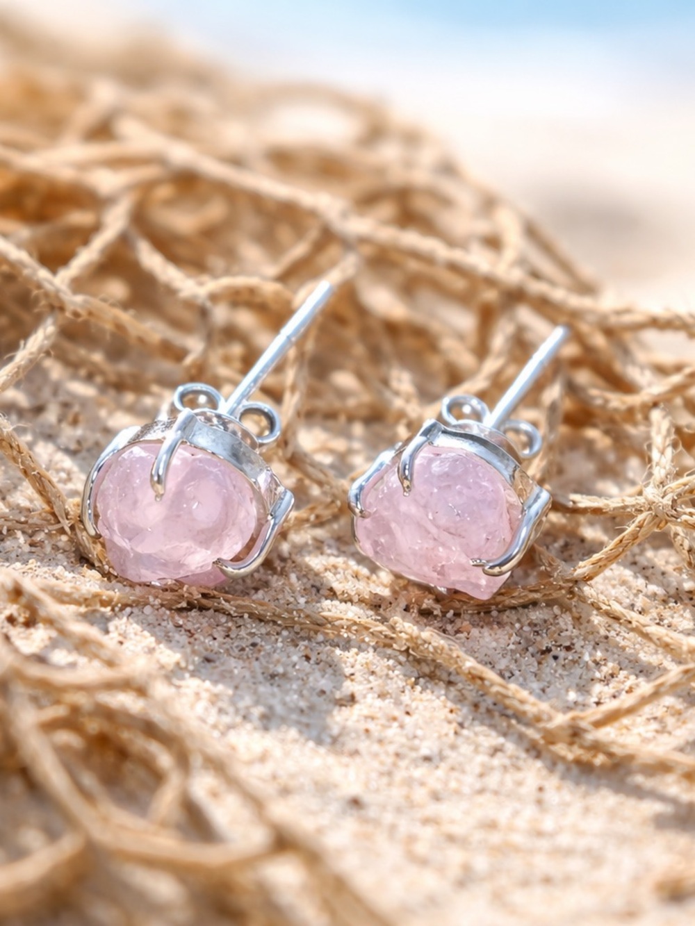 Morganite Earrings - Picture 3 of 13